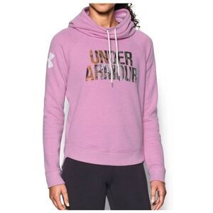 Under Armour UA Favorite Fleece Camo Logo XL Icelandic Rose Light Heather